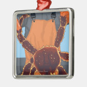 Astoria, OregonKing Krabbe Silbernes Ornament (Links)