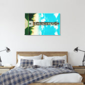 Astoria Pioneer ColumnAstoria, OR Leinwanddruck (Insitu (Schlafzimmer))