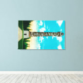 Astoria Pioneer ColumnAstoria, OR Leinwanddruck (Insitu (Holzboden))