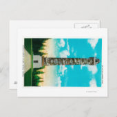 Astoria Pioneer ColumnAstoria, OR Postkarte (Vorne/Hinten)