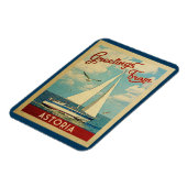 Astoria Sailboat Vintage Magnet (Linke Seite)