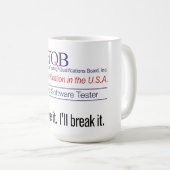 ASTQB bestätigte Software-Prüfvorrichtung, die Sie Kaffeetasse (VorderseiteRechts)