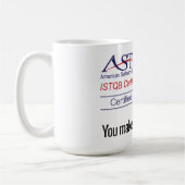 ASTQB bestätigte Software-Prüfvorrichtung, die Sie Kaffeetasse (Links)
