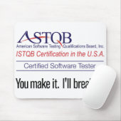 ASTQB machen Sie es Mousepad (Mit Mouse)