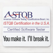 ASTQB machen Sie es Mousepad (Vorne)