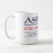 ASTQB zugelassene Software-Prüfvorrichtungs-Tasse Kaffeetasse (Links)