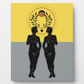 Astra Feminine Moderne Kunst Fotoplatte (Vorderseite)