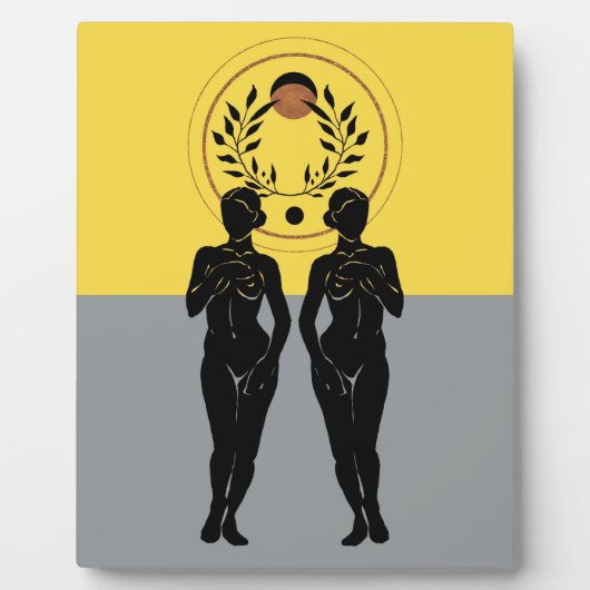 Astra Feminine Moderne Kunst Fotoplatte (Vorderseite)