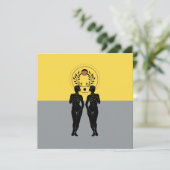 Astra Feminine Moderne Kunst Grußkarte (Stehend Vorderseite)