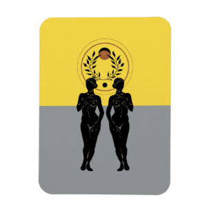 Astra Feminine Moderne Kunst Magnet