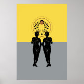 Astra Feminine Moderne Kunst Poster (Vorne)