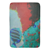 Astract Fish Art Badematte (Vorderseite Vertikal)