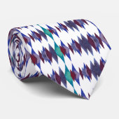 Astract Pattern Neck Tie Krawatte (Gerollt)