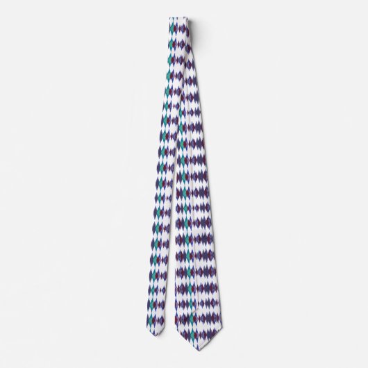 Astract Pattern Neck Tie Krawatte (Rückseite)