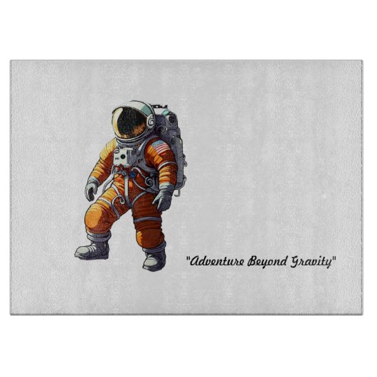 "Astral Adventures Await" Schneidebrett (Vorderseite)