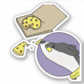 Astral Badger Aufkleber (Vorderseite)