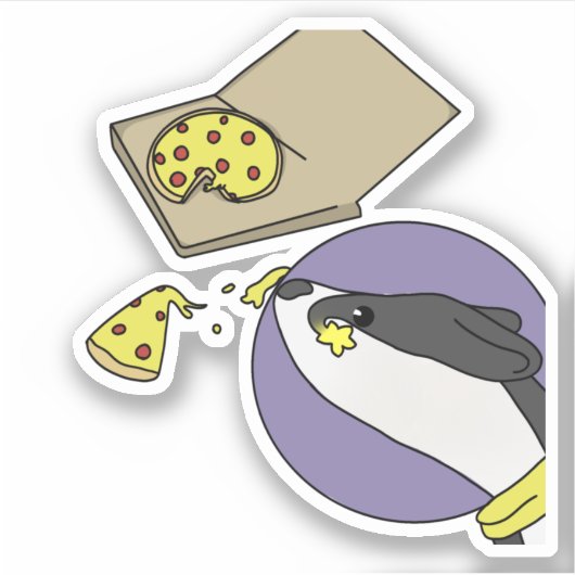 Astral Badger Aufkleber (Vorderseite)