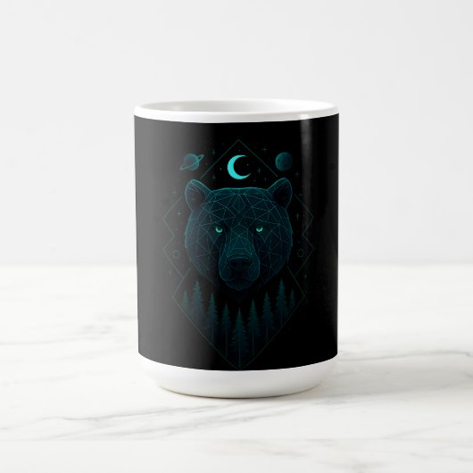 Astral Bear - Cosmic Strength Power Kaffeetasse (Mittel)