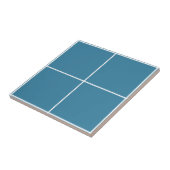 Astral Blue Checkered Modern Monochrome Bold Fliese (Seite)