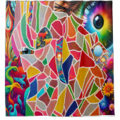 Astral Dream Duschvorhang (Vorderseite)
