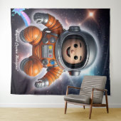 "Astral Explorer" Wandteppich (Beispiel (Horizontal))