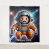 "Astral Explorer" Wandteppich (Vorderseite)