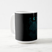 Astral Fox - Kosmisch cleverer Geist Kaffeetasse (Vorderseite Links)