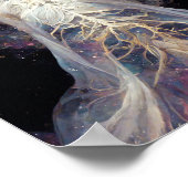 Astral Ganglia 2 Fantasy Science Fiction Art Poster (Ecke)