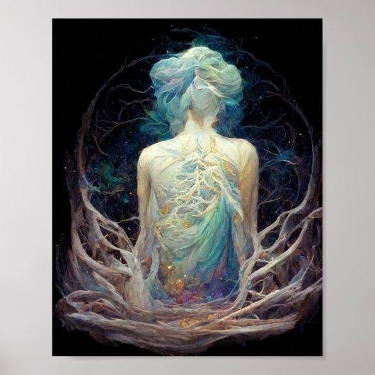 Astral Ganglia 3 Fantasy Science Fiction Art Poster (Vorne)