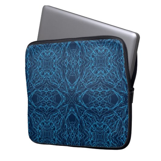 Astral-Gitter-Technik Laptopschutzhülle (Vorderseite Links)