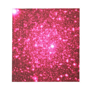 Astral Glitter Hot Pink Notizblock