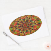 Astral Gummy Bars Ovaler Aufkleber (Umschlag)