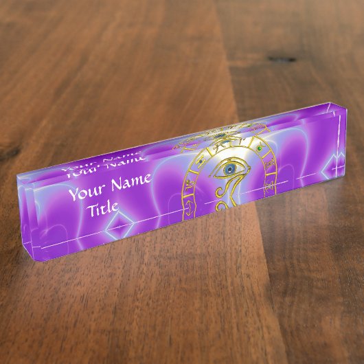 ASTRAL HORUSAUGE, BLUE TALISMAN Zodiac Chart ,Pink Namensplakette (Seite)