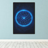 Astral Hour Dial Leinwanddruck (Insitu (Holzboden))