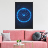 Astral Hour Dial Leinwanddruck (Insitu (Wohnzimmer))