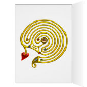 ASTRAL LABYRINTH GOLD ZODIAC CHART Astrologie (Innen (Links))