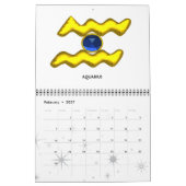 ASTRAL LABYRINTH GOLD ZODIAC CHART Astrologie Kalender (Feb 2027)