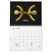 ASTRAL LABYRINTH GOLD ZODIAC CHART Astrologie Kalender (Mär 2027)