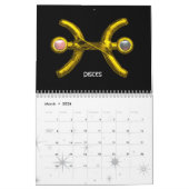 ASTRAL LABYRINTH GOLD ZODIAC CHART Astrologie Kalender (Mär 2026)