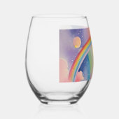 Astral Light Soul Travel Program Water Weinglas Ohne Stiel (Rechts)