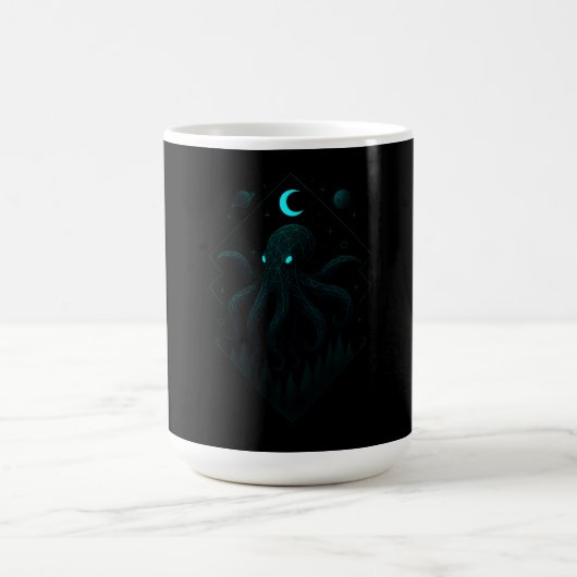 Astral Octopus - Kosmische Intelligenz Kaffeetasse (Mittel)