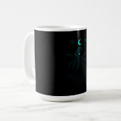 Astral Octopus - Kosmische Intelligenz Kaffeetasse (Vorderseite Links)
