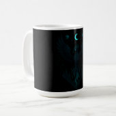 Astral Phoenix - Kosmische Feuer Wiedergeburt Kaffeetasse (Vorderseite Links)