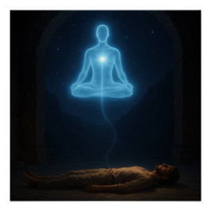 Astral-Projektion und außerkörperliche Erfahrungen Poster