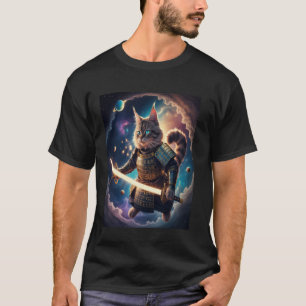 Astral-Samurai-Katzewächter der himmlischen Wellen T-Shirt