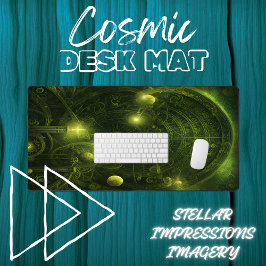 Astral Shimmer Schreibtischunterlage