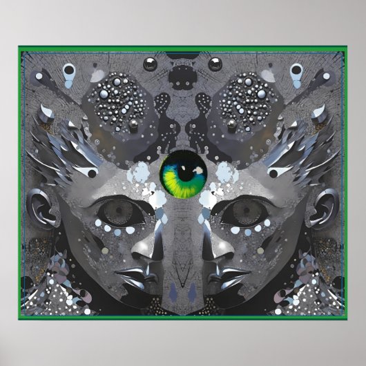 Astral Stonewalling - Ken Gage Art Poster (Vorne)