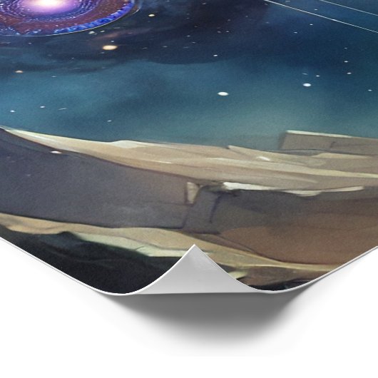 Astral Travel OBE Lucid Dreamer Dream Traumstrecke Poster (Ecke)