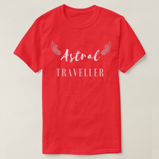 Astral Traveller Wings Esoteric Astral Projection T-Shirt (Design vorne)