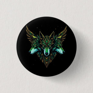 Astral Wolves Button